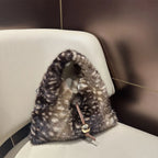 Fluffy Bambi Deer Hobo Bag