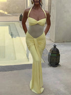 Camille Halter Maxi Dress