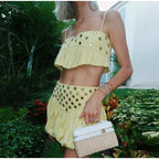 Mirror Camisole and Bubble Skirt Set