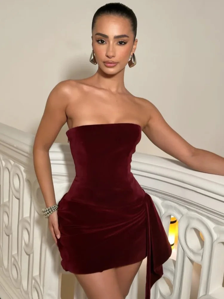 Lisa Strapless Mini Dress