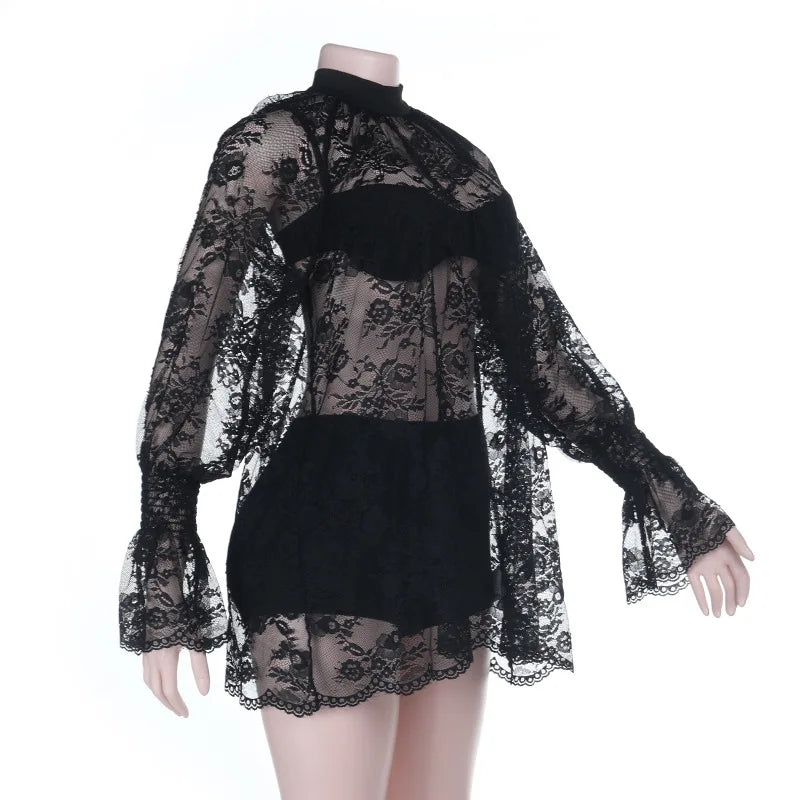 Sophie Sheer Lace Mini Set