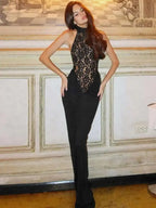 Cecilia Lace Halter Dress