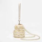 Acrylic Pearl Cake Bag