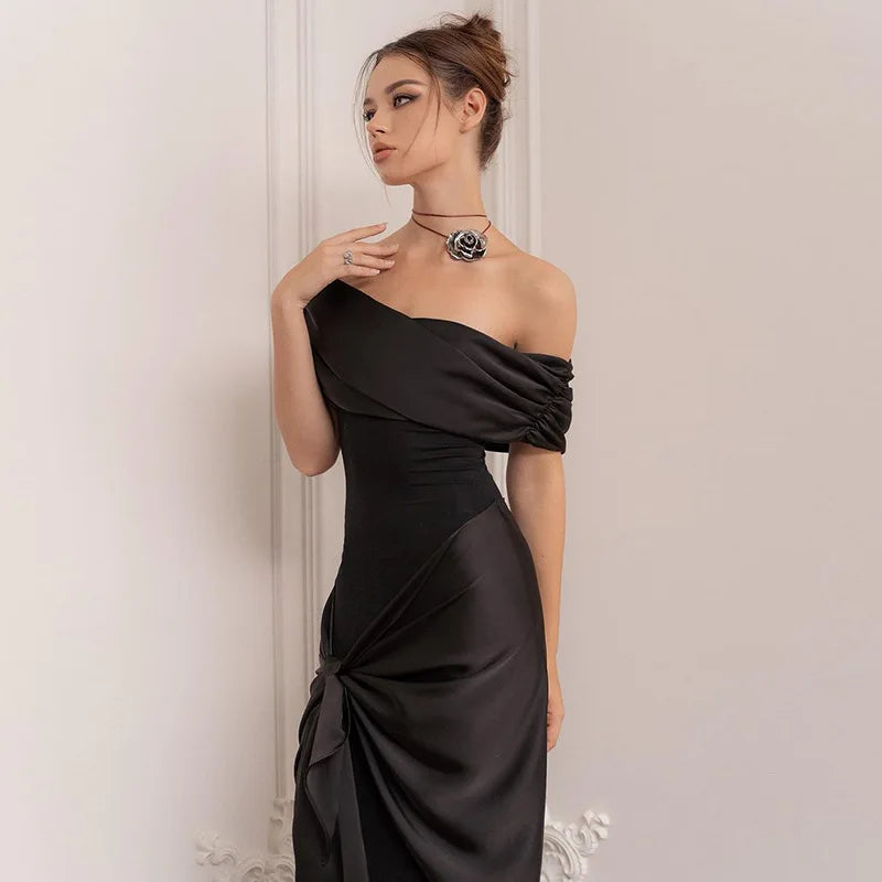 Carla One Shoulder Maxi Dress