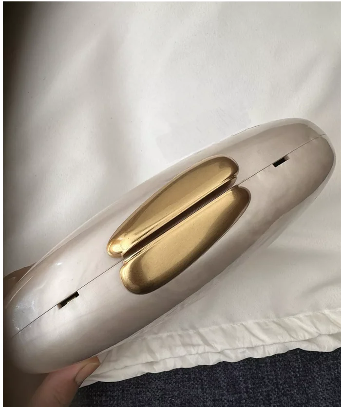 Egg Shape Clutch Bag