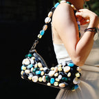 Handmade Stone Shoulder Bag