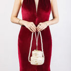 Acrylic Pearl Cake Bag