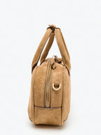 Suede Boston Bag