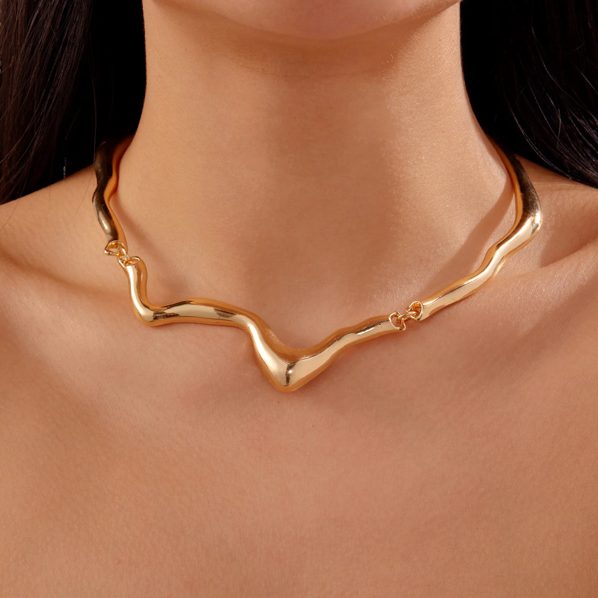 Liquid Metal Necklace