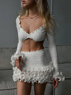 Vanessa Ruffles Crop Top