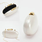 Egg Shape Clutch Bag