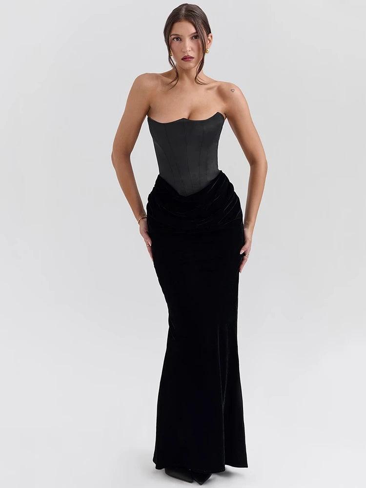 Vianne Strapless Maxi Dress - Virago Wear - dress, Dresses, Maxi Dress, New arrivals - Dresses