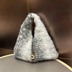 Fluffy Bambi Deer Hobo Bag