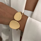 Heavy Metal Chunky Spring Bangles - F