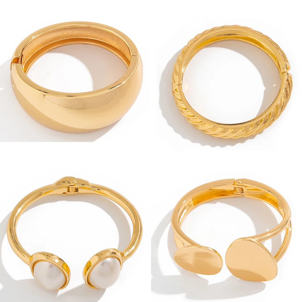 Spring Bangles Heavy Metal Chunky Spring Bangles - D | Virago Wear