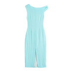 Alicia Asymmetric Midi Dress