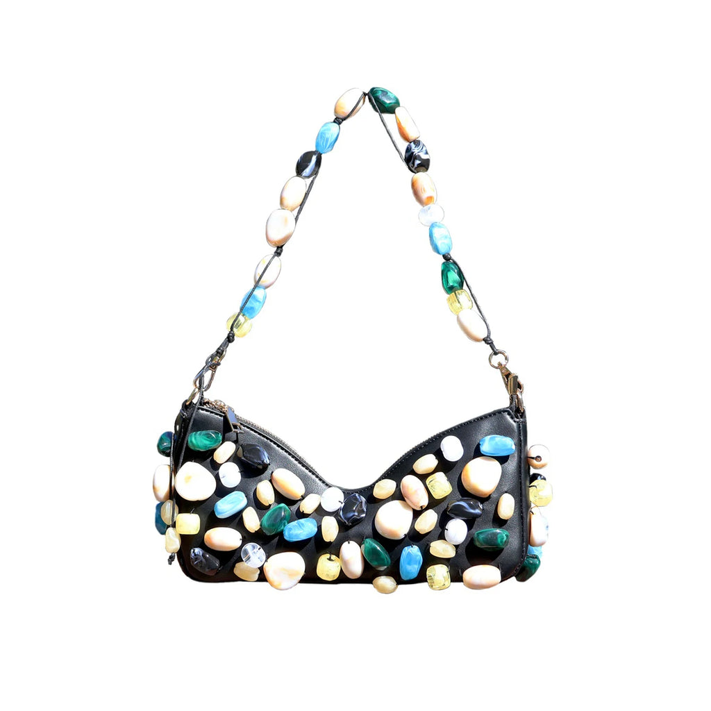 Handmade Stone Shoulder Bag