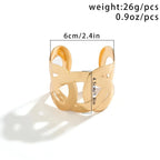 Cross Wide Cuff Bracelet