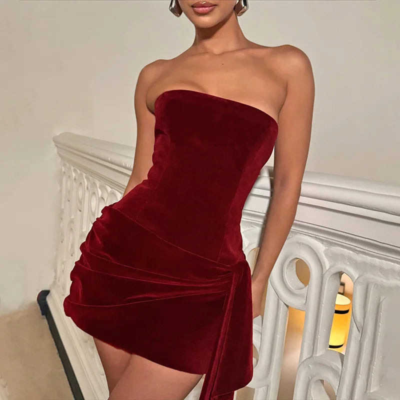 Lisa Strapless Mini Dress