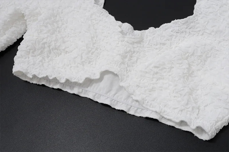 Vanessa Ruffles Crop Top