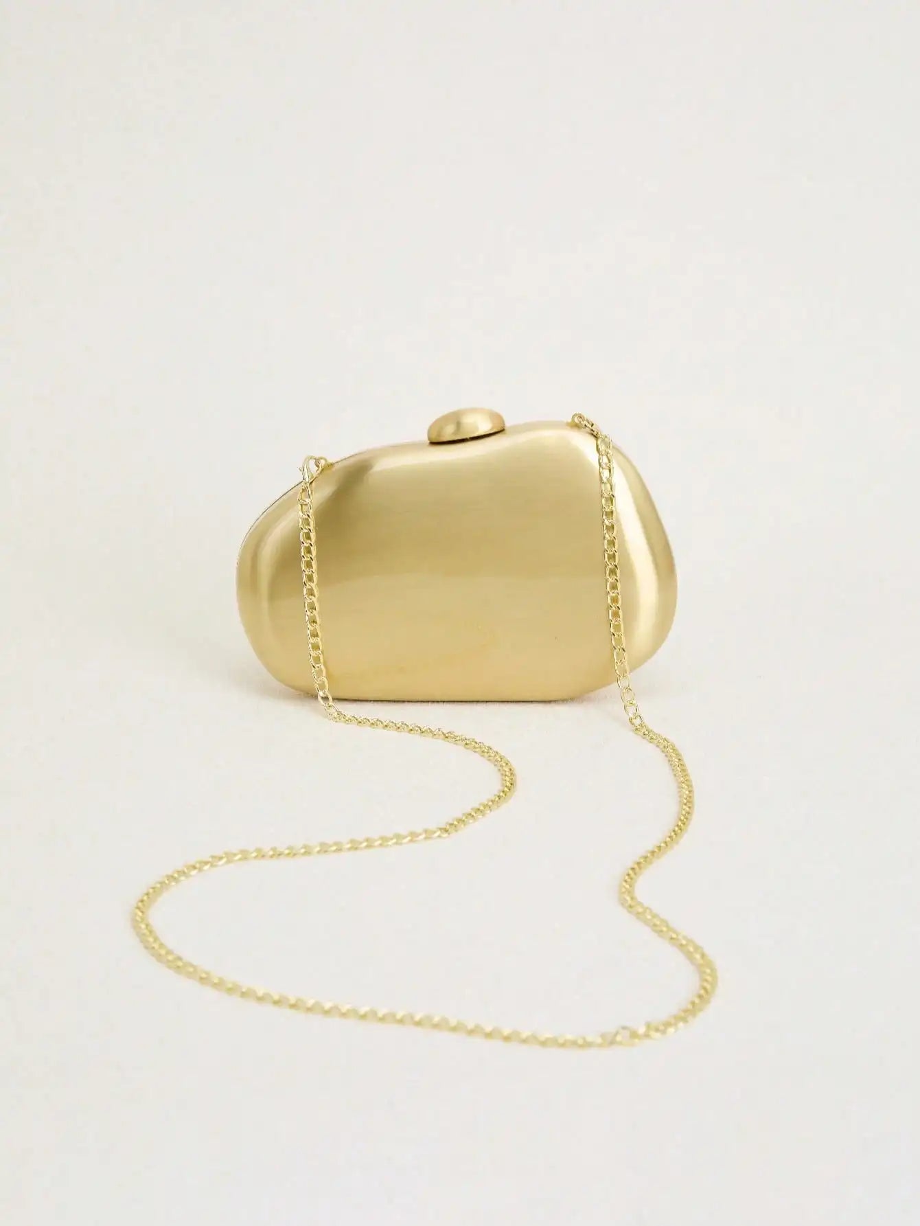 Metal Gold Clutch Bag