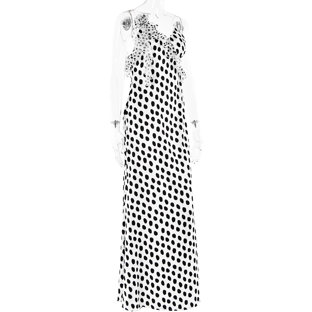 Seren Polka Dot Maxi Dress