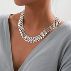 قلادة سلسلة سميكة