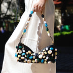Handmade Stone Shoulder Bag