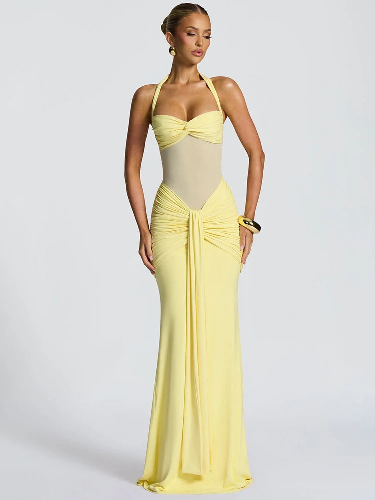 Camille Halter Maxi Dress