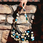 Handmade Stone Shoulder Bag