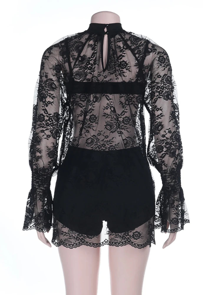 Sophie Sheer Lace Mini Set