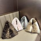 Fluffy Bambi Deer Hobo Bag
