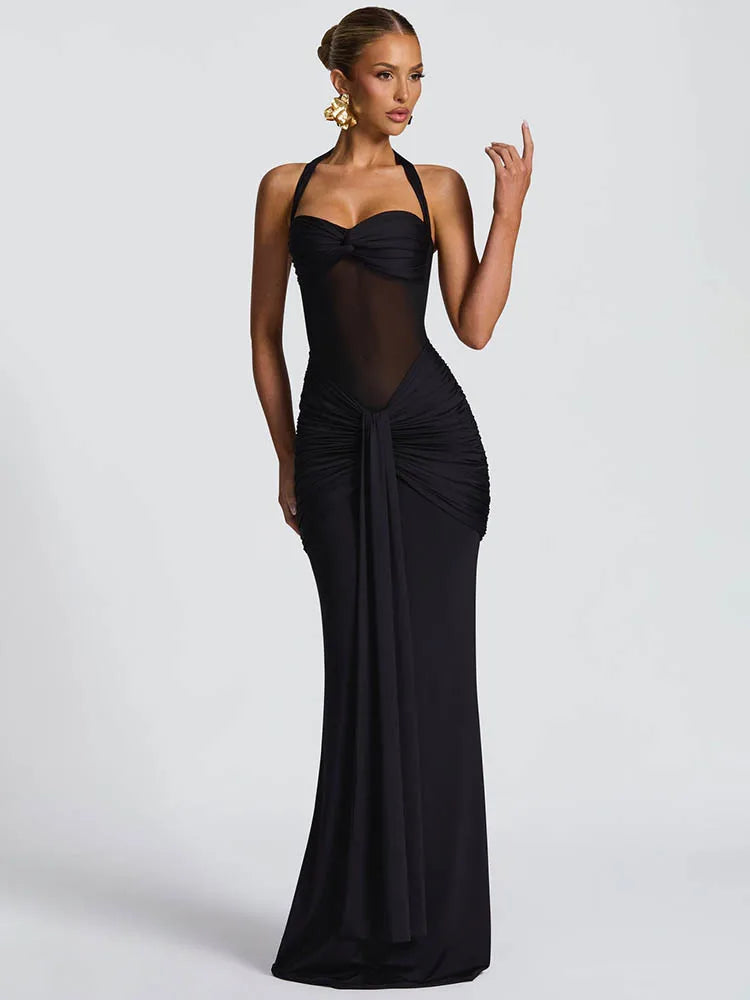 Camille Halter Maxi Dress