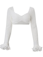 Vanessa Ruffles Crop Top