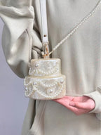 Acrylic Pearl Cake Bag