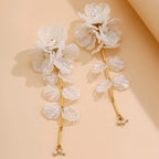Petal Flower Drop Earrings