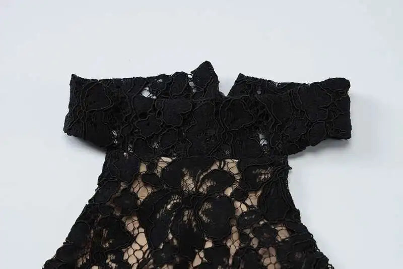 Cecilia Lace Halter Dress