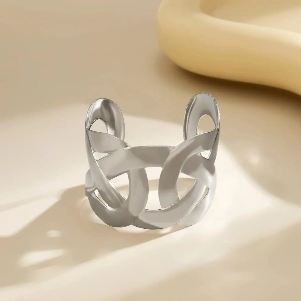 Cross Wide Cuff Bracelet