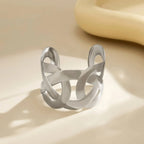 Cross Wide Cuff Bracelet