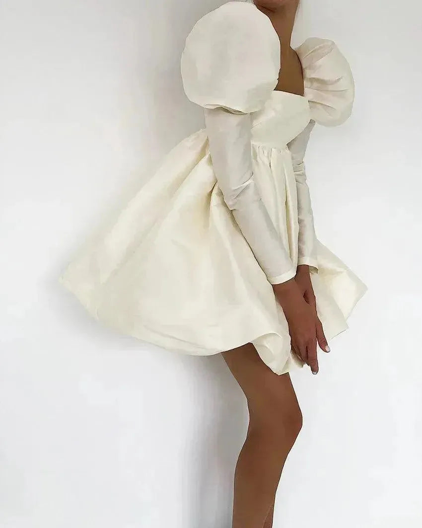 Amaris Puff Sleeve Mini Dress | Virago Wear Amaris Puff Sleeve Mini Dress | Virago Wear
