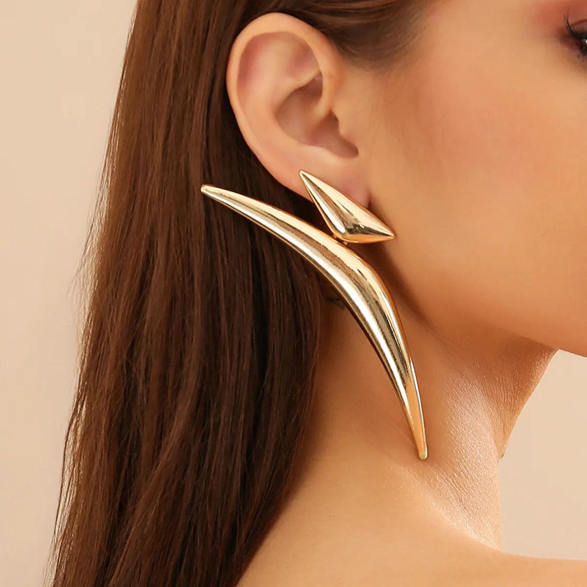 Andy Triangle Pointed Earrings - Virago Wear - Accessories, Earrings, New arrivals - Accessories
