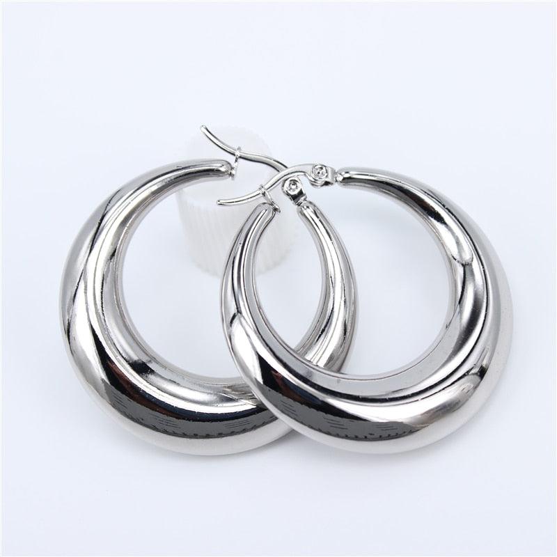 Asha Circle Hoop Earrings - Virago Wear - Accessories, Earrings - Earrings
