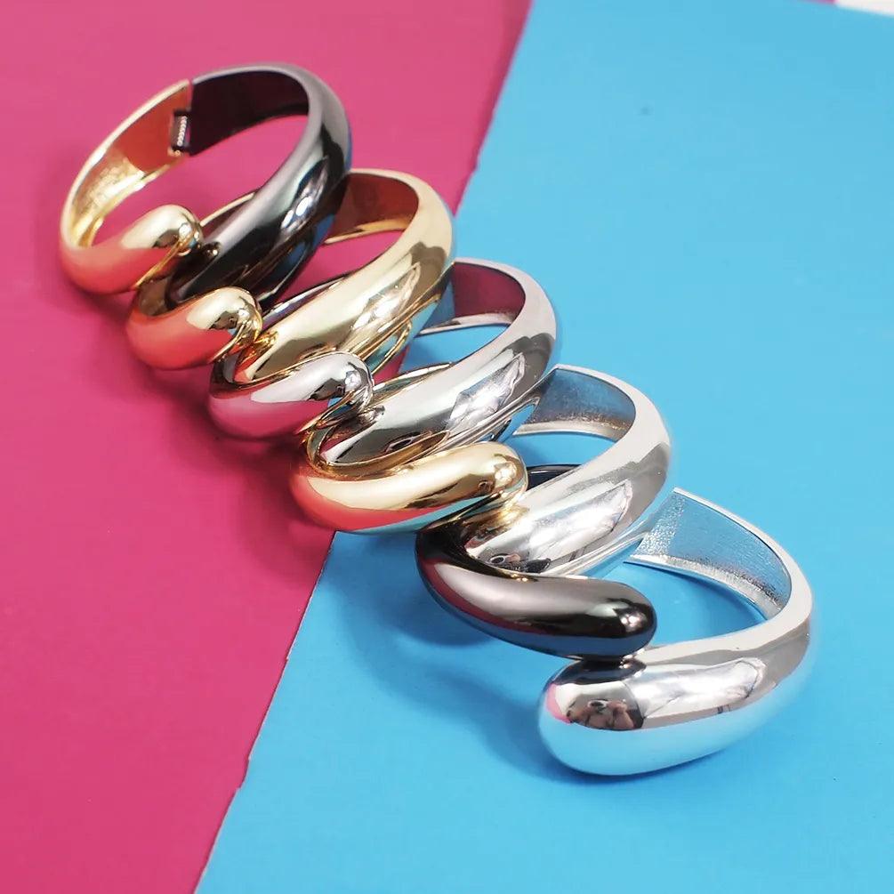 Calipso Alloy Cuff Bracelet - Virago Wear - Accessories, Bracelet, New arrivals - Bracelets