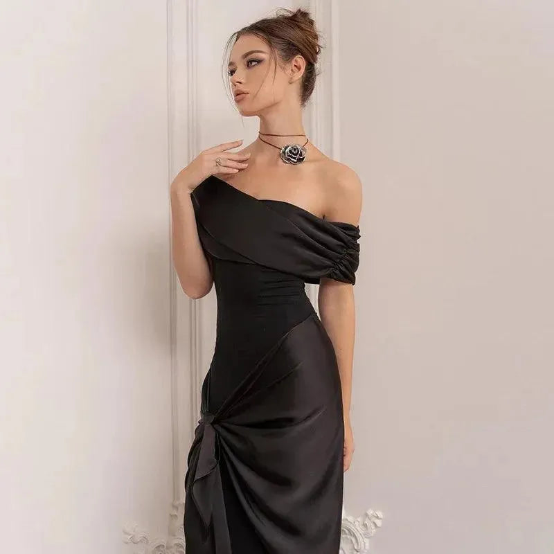 Carla One Shoulder Maxi Dress - Virago Wear - Dresses, Maxi Dress, New arrivals - Dresses