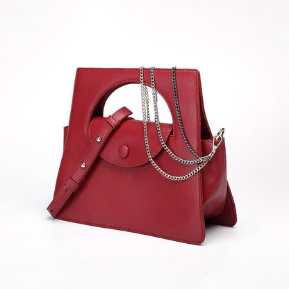 Carmelia Geometric Chain Clutch Bag - Virago Wear - Clutch Bag, Handbags - Handbags