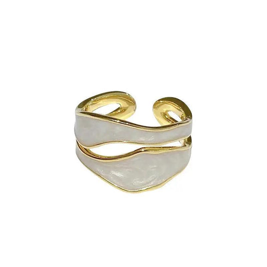 Daila Double Oil Drip Adjustable Ring - Virago Wear - Accessories, New arrivals, Rings - Rings