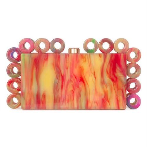 Escarlata Acrylic Box Clutch Bag - Virago Wear - Accessories, Handbags - Handbags