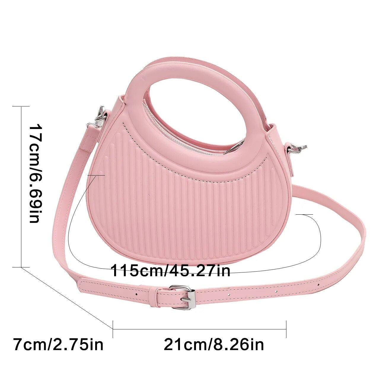 Fabia Half Moon Mini HandBag - Virago Wear - Handbags, New arrivals - Handbags