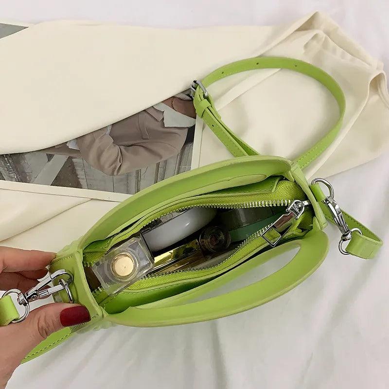 Fabia Half Moon Mini HandBag - Virago Wear - Handbags, New arrivals - Handbags