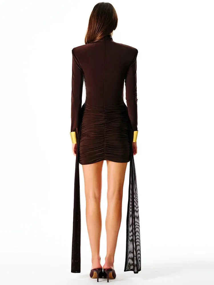 Meline Turtleneck Mini Dress | Virago Wear Meline Turtleneck Mini Dress | Virago Wear
